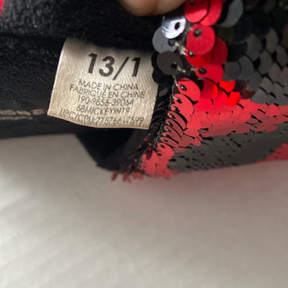 Sequinned Disney Mickey Mouse Children’s Slippers - Picture 4 of 5